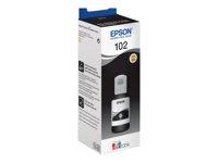 Blæk til printer - Epson 102 sort 127 ml (EcoTank) billede