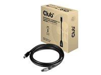 DisplayPort kabel Club 3D Mini DisplayPort til DisplayPort 1.4 forlængerkabel 1 m – sort billede
