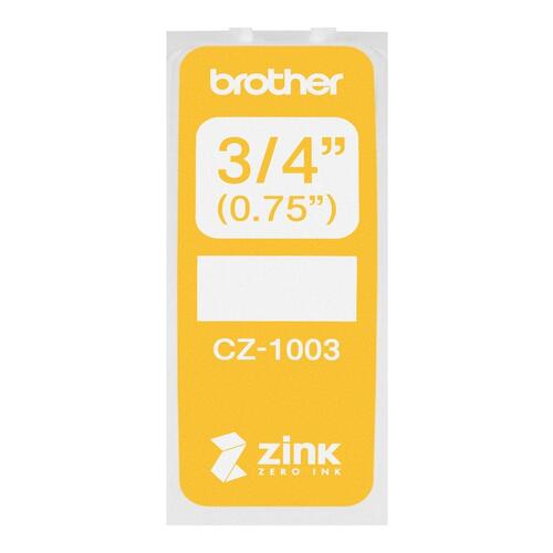 Etiketrulle Brother CZ-1003 – 19 mm x 5 m, fortløbende, farve