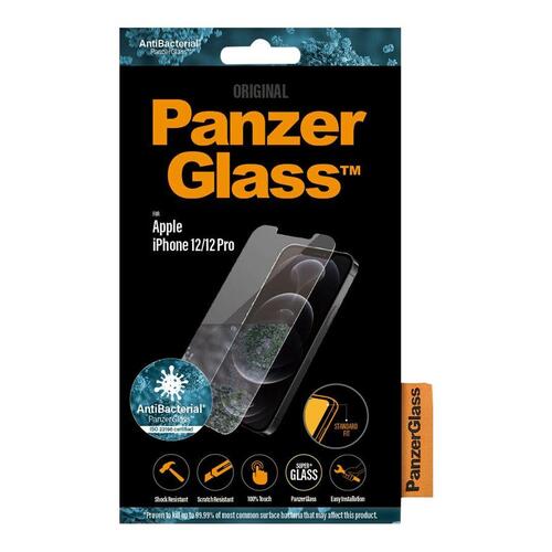 Skærmbeskytter glas – PanzerGlass Original til iPhone 12/12 Pro (transparent)