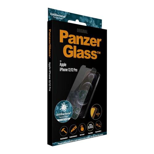 Skærmbeskytter glas – PanzerGlass Original til iPhone 12/12 Pro (transparent)