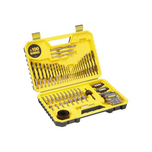 Borsæt med bits og hulsave – DeWALT DT71563, 100 dele