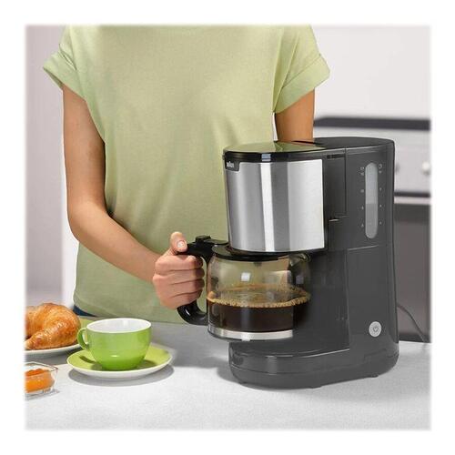 Kaffemaskine Braun PurShine KF 1500 BK – rustfrit stål/sort, 10 kopper