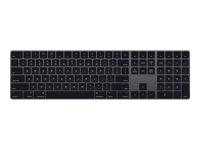 Tastatur trådløst – Apple Magic Keyboard med numerisk tastatur (dansk, space grey)