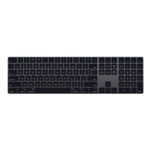 Tastatur trådløst – Apple Magic Keyboard med numerisk tastatur (dansk, space grey)