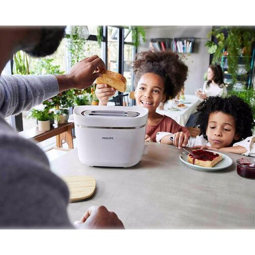 Brødrister Philips Series 5000 HD2640 Eco Conscious, silkehvid mat