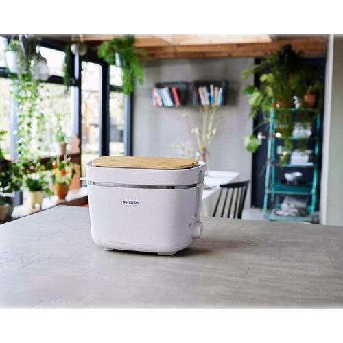Brødrister Philips Series 5000 HD2640 Eco Conscious, silkehvid mat