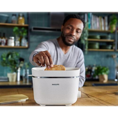 Brødrister Philips Series 5000 HD2640 Eco Conscious, silkehvid mat
