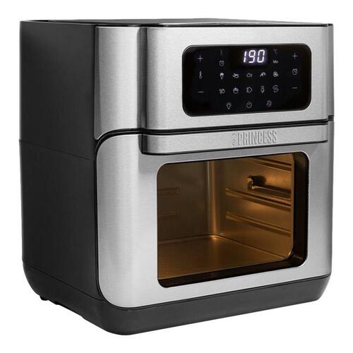 Airfryer ovn Princess 182065 – varmluftsstegeovn 10 l, 1.500 W, sølv