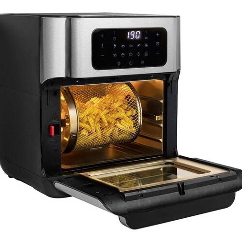 Airfryer ovn Princess 182065 – varmluftsstegeovn 10 l, 1.500 W, sølv