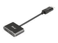 DisplayPort adapter - Club 3D til HDMI og DisplayPort Hub (sort) billede