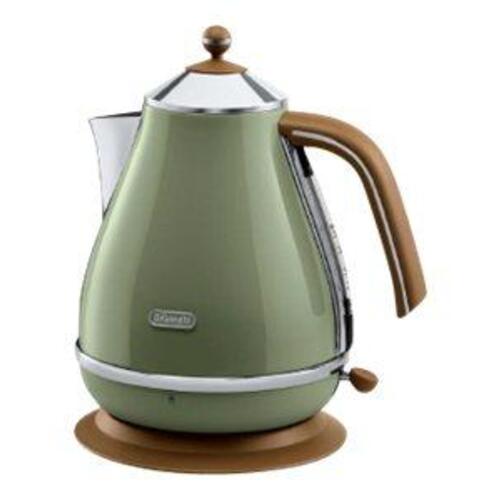 Elkedel De’Longhi Icona Vintage 1,7 l – oliven