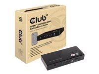 HDMI switch 4 porte - Club 3D CSV-1370 4K60 billede