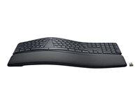 Ergonomisk tastatur trådløst – Logitech ERGO K860 Split for Business (Nordic, grafit)