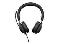 Headset med mikrofon Jabra Evolve2 40 SE MS Stereo, USB-C, sort billede