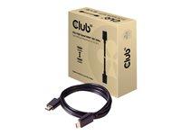 HDMI kabel 2.1 – Club 3D – 2 m – sort
