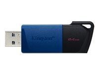 USB stik Kingston DataTraveler Exodia M 64 GB USB 3.2 Gen 1 – sort/blå