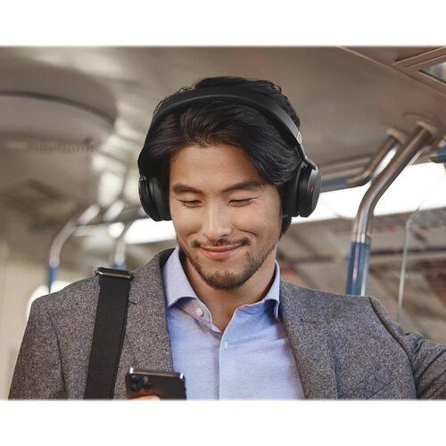 Trådløst headset Jabra Evolve2 75 med opladningsstander – sort