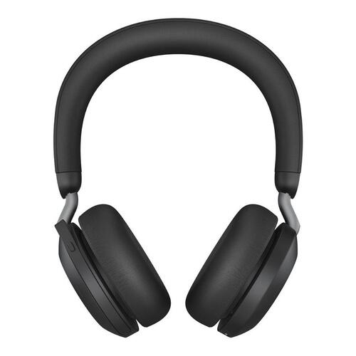 Trådløst headset Jabra Evolve2 75 med opladningsstander – sort