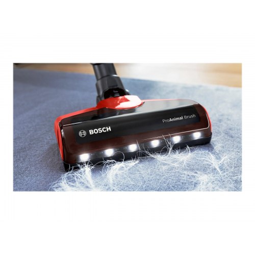 Ledningsfri støvsuger Bosch Unlimited 7 ProAnimal BCS711PET - rød, 0,3 l
