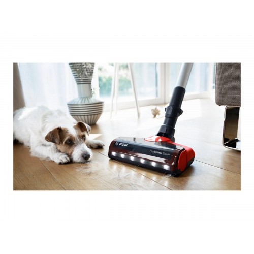 Ledningsfri støvsuger Bosch Unlimited 7 ProAnimal BCS711PET - rød, 0,3 l