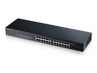 Netværksswitch Zyxel GS1900-24 - 24x Gigabit, 2x SFP