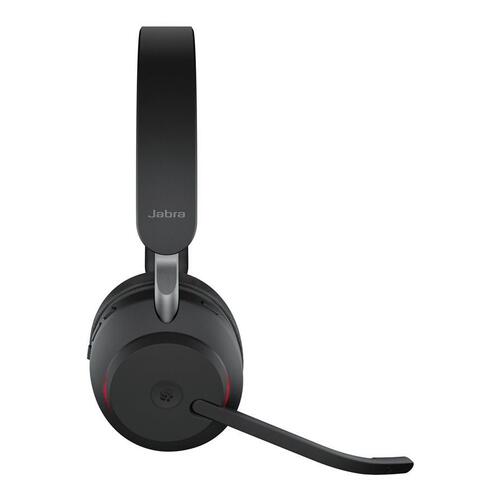 Trådløst headset Jabra Evolve2 65 MS Stereo – sort med opladningsstander