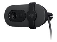 Webcam Logitech Brio 105 1080p med mikrofon (fortrådet) billede