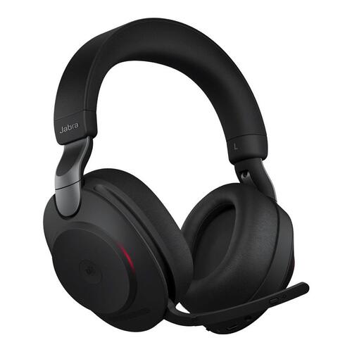 Høretelefoner Jabra Evolve2 85 MS Stereo trådløs/kablet headset – sort (USB-A)
