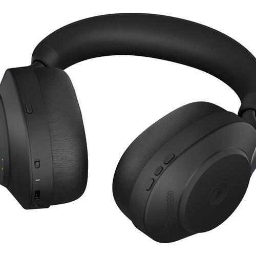 Høretelefoner Jabra Evolve2 85 MS Stereo trådløs/kablet headset – sort (USB-A)
