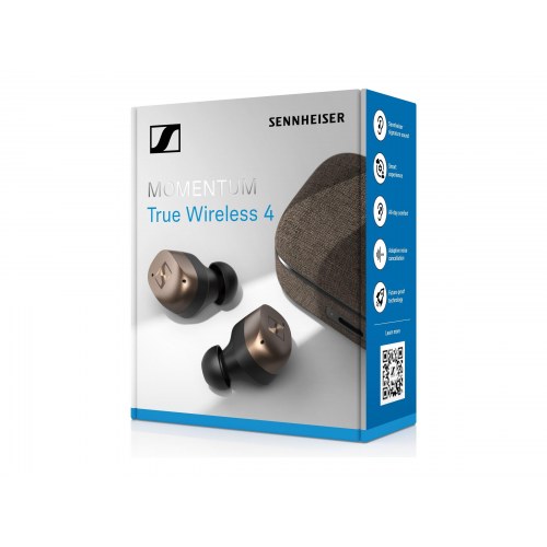 Trådløse in-ear høretelefoner Sennheiser MOMENTUM True Wireless 4 - sort/kobber