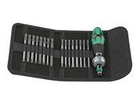 Skruetrækker med skralde – Wera Kraftform Kompakt 60 RA, bitsæt 17 dele