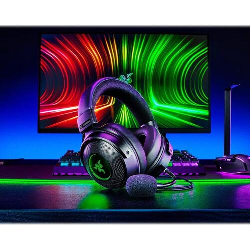 Gaming headset Razer Kraken V3 HyperSense kablet – sort