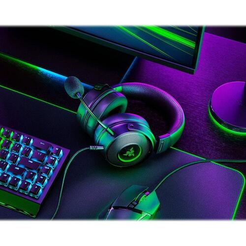 Gaming headset Razer Kraken V3 HyperSense kablet – sort