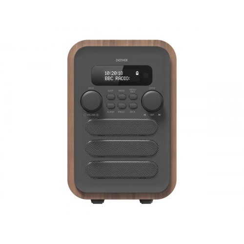 DAB radio med Bluetooth – DENVER DAB-48 (grå)