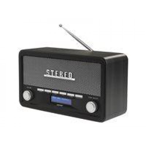 DAB radio med Bluetooth – DENVER DAB-18, mørkegrå
