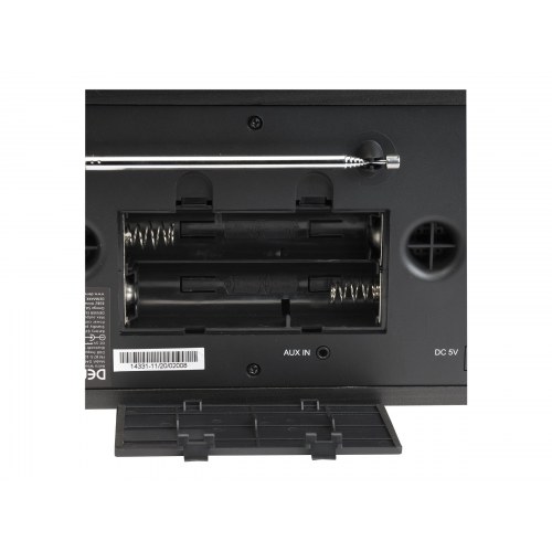 DAB radio med Bluetooth – DENVER DAB-18, mørkegrå