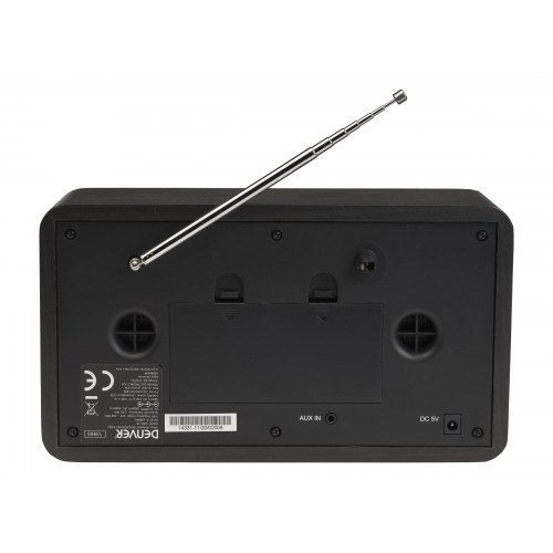 DAB radio med Bluetooth – DENVER DAB-18, mørkegrå