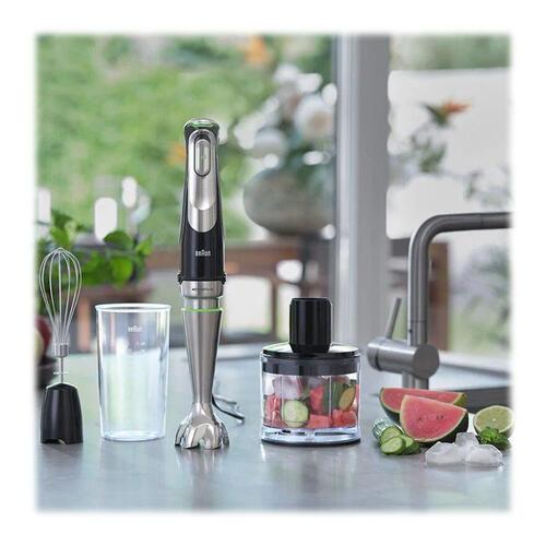 Stavblender Braun Multiquick 9 MQ 9135XI – premium sort/børstet rustfrit stål