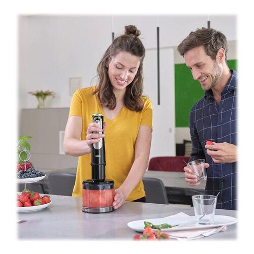 Stavblender Braun Multiquick 9 MQ 9135XI – premium sort/børstet rustfrit stål