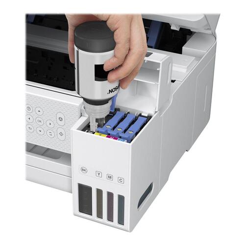 Blækprinter – Epson EcoTank ET-2856 multifunktionsprinter, hvid