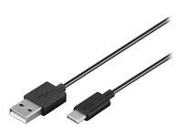 USB-C kabel 1 m – Goobay USB 2.0 (USB-A til USB-C), sort billede