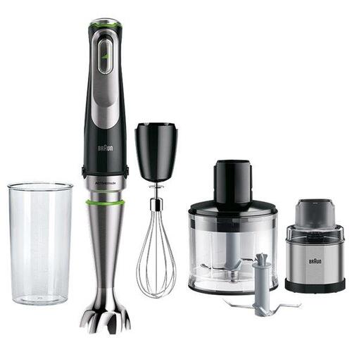 Stavblender Braun Multiquick 9 MQ 9138XI – premium sort/børstet rustfrit stål