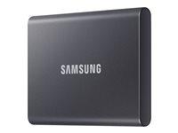 Ekstern SSD Samsung T7 1 TB USB 3.2 Gen 2 (titan grå)