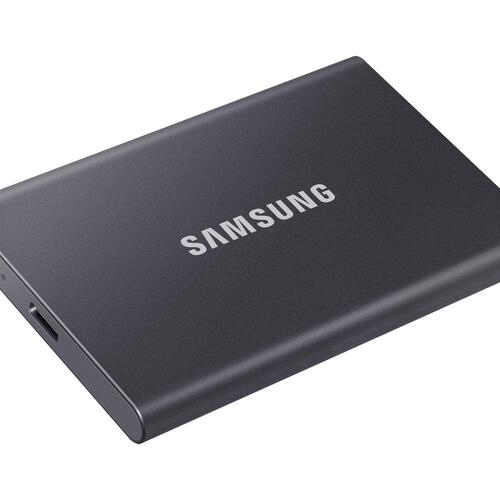 Ekstern SSD Samsung T7 1 TB USB 3.2 Gen 2 (titan grå)