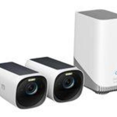 Overvågningskamera 4K – Eufy S330 eufyCam 3, udendørs, 2-pack med HomeBase 3