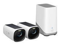 Overvågningskamera 4K – Eufy S330 eufyCam 3, udendørs, 2-pack med HomeBase 3