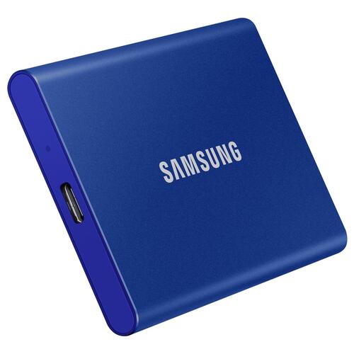 Ekstern SSD Samsung T7 2 TB – USB 3.2 Gen 2 (indigoblå)
