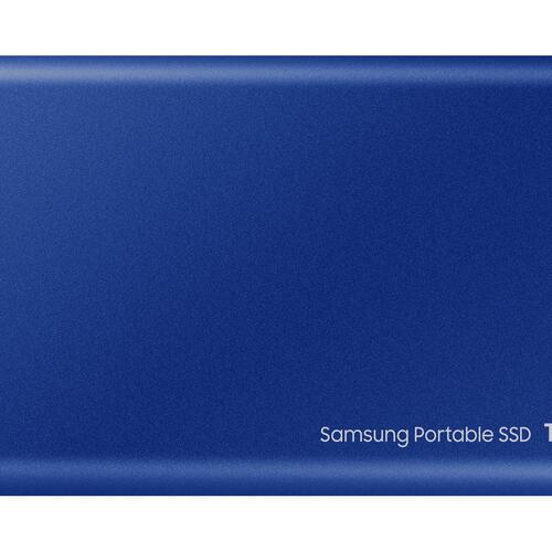 Ekstern SSD Samsung T7 2 TB – USB 3.2 Gen 2 (indigoblå)