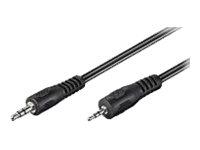 Audiokabel 3,5 mm til 2,5 mm - Goobay - 2 m billede